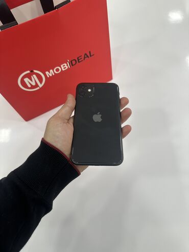 IPhone 11, 64 GB, Qara, Kredit, Sənədlərlə, Face ID