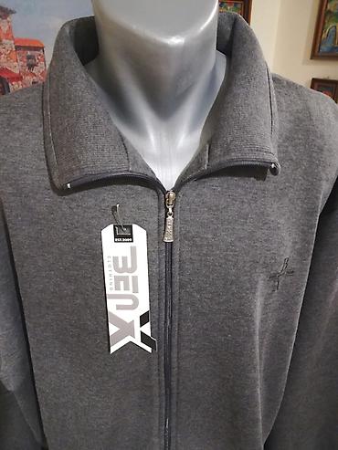 veliko srce: Kvalitetan muski pamucni duks sa kragnom u velikom broju Benx 5XL — 2