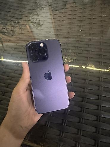 IPhone 14 Pro, 256 GB, Deep Purple, Face ID lalafo.az -da IPhone 14 Pro, 256 GB, Deep Purple, Face ID