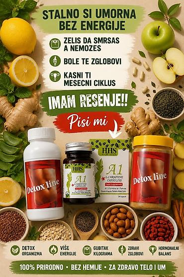 Lepota i nega: **Detox line čaj + A1 L-Carnitine kapsule** Prirodni biljni program — 3