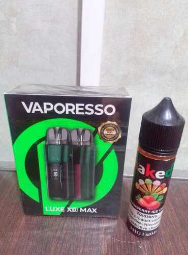 Qəlyan, vayp və aksesuarları: Təzə 👉Bağli salafan Qutuda+30ml. 0nikotin yağ hədiyyə👉 Vaporesso Luxe — 6