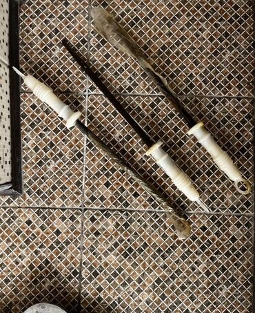 керамический нож: Мусаты СССР хорошие крепкие 1200с