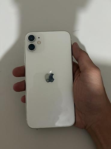 iphone se azerbaycan: IPhone 11, 64 GB, Ağ, Face ID, Simsiz şarj — 2