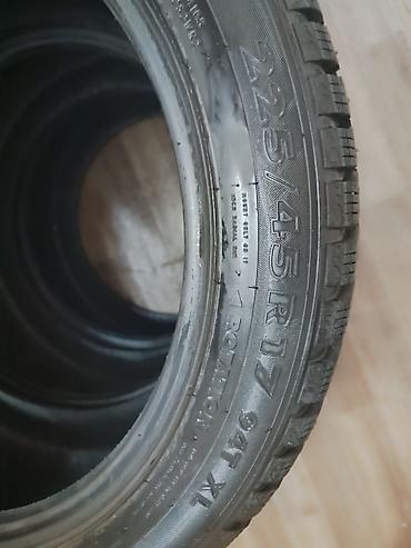 nordman: Шины 225 / 45 / R 17, Зимняя шипованная, Б/у, Легковые, Nokian — 6