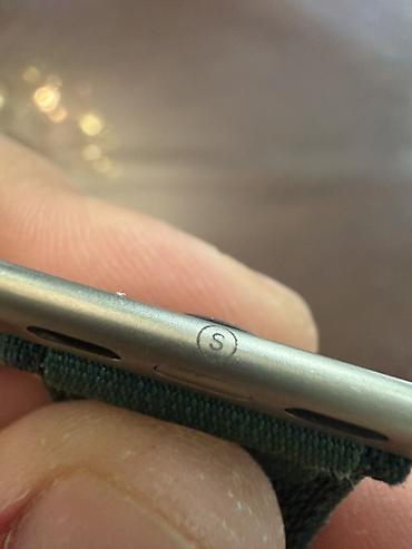 sp8 ultra: ‼️ORIGINAL‼️Apple Watch Ultra üçün tikişli toxuma qayış – Yaşıl (Solo — 3