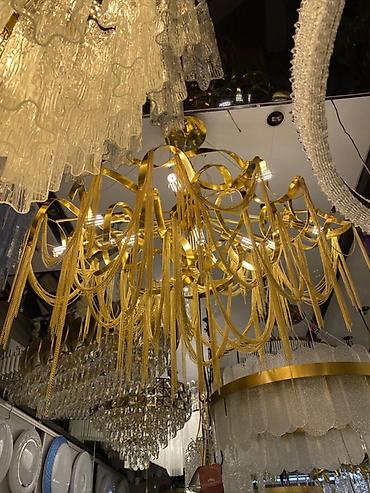 дизайнерские люстры: Подвесная дизайнерская люстра в современном стиле Art Deco. - — 1