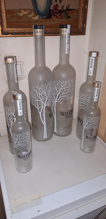 tea pec nova: Prazne flaše od Vodke Belvedere organic 0.7l,1.75l i 3l Prodajem — 1