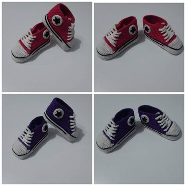 Patike: Heklane nehodajuće patike za bebe, dečake I devojčice, od pamučnog na lalafo.rs — 9 Patike: Heklane nehodajuće patike za bebe, dečake I devojčice, od pamučnog — 9