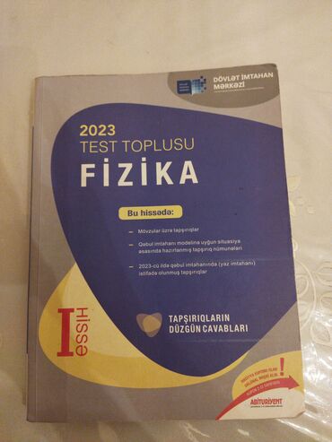 физика сборник тестов pdf: Məhsul: “Fizika – 2023 Test Toplusu”, I hissə Nəşriyyat: Dövlət