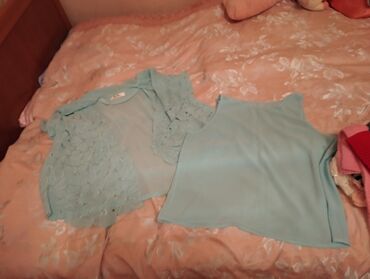 Dəstlər, kostyumlar: Qadın geyim dəsti - Zərif ipli, nazik parça kofta: spagetti qayışlı — 12