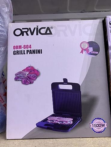 Электрогрили: Гриль-пресс для панини ORVICA ORM-604 - Мощность: 1500 Вт — быстрый — 1