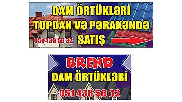 kirəmit: Dam örtükləri – topdan və pərakəndə satış • Müxtəlif növ və rəngdə — 1