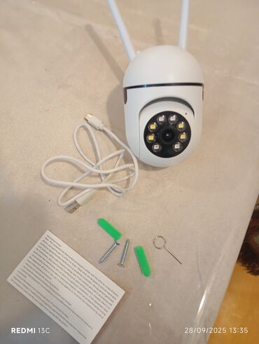 Digər məişət texnikası: Wi‑Fi təhlükəsizlik kamerası Gecə görmə. Hərəkəti izləyir. Adaptırsız — 8