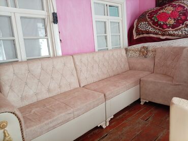 işlenmiş stol stullar: Künc divan, Açılmayan, Bazasız, Vеlur parça, Çatdırılma yoxdur