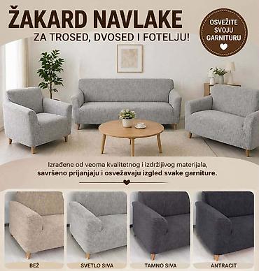jastuče za sedenje: AKCIJA🌺AKCIJA🌺AKCIJA🌺 Žakard navlake za trosed, dvosed i fotelju! Cena — 1