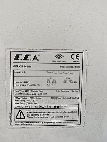 maktek kombi: İşlənmiş Kombi E.C.A. 24 kVt — 3