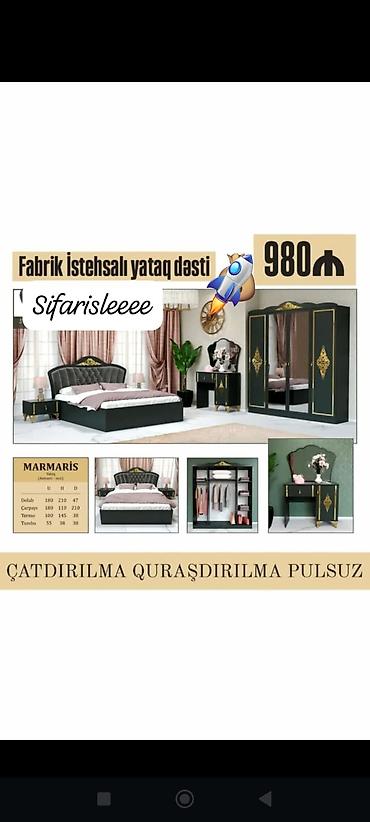 kolidor skafi: İkinəfərlik çarpayı, Termo, Dolab, 2 tumba, Yeni — 1