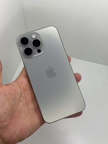 проверить свободный номер мегаком: IPhone 15 Pro Max, Колдонулган, 256 ГБ, Natural Titanium, 90 %