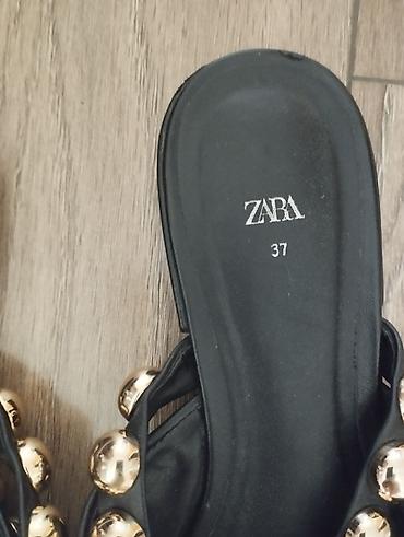 Qadın ayaqqabıları: Zara, Ölçü: 37, rəng - Qara, İşlənmiş — 3