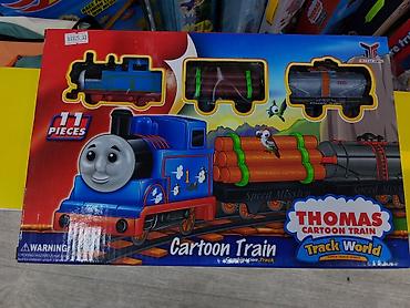 локи: Набор игрушечной железной дороги Thomas Cartoon Train — Track World — 1