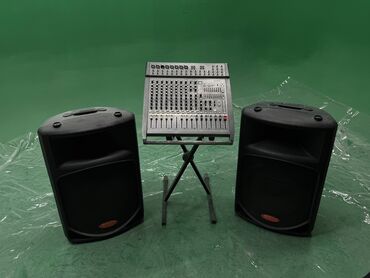 miksel: SAMSON txm16 1000 Wattlıq güclü stereo mixer Və iki ədəd 450 Wattlıq