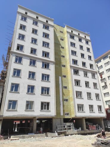 бишкеке квартира: 2 комнаты, 65 м², Элитка, 8 этаж, ПСО (под самоотделку)