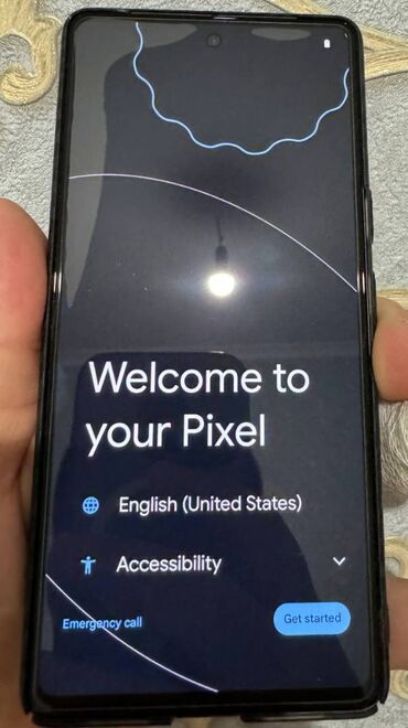 телефон а 7: Google Pixel 7, Б/у, 128 ГБ, цвет - Черный, 1 SIM, eSIM