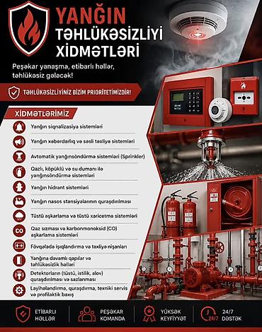 Digər xidmətlər: Təhlükəsizlik sistemləri | Siqnalizasiya — 9