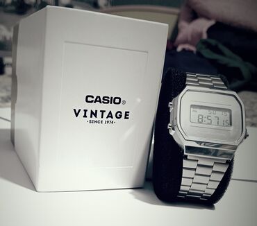 ми бенд 5: Классические часы CASIO VINTAGE A168WE -оригинальные -новые -причина