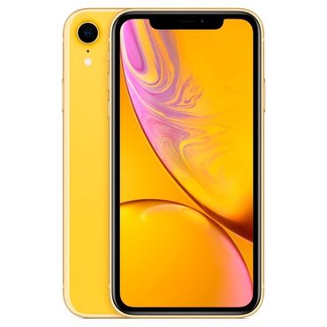телефон 1: IPhone Xr, Б/у, 256 ГБ, Желтый, Защитное стекло, Чехол, Кабель, 82 %