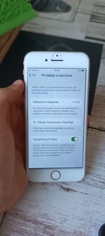 Tavalar: IPhone 8, Qızılı, Barmaq izi