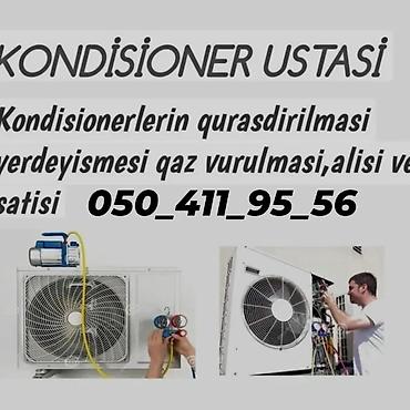 kondisioner ustası vakansiya: Kondisioner ustası xidmətləri - Kondisionerlərin quraşdırılması - — 1