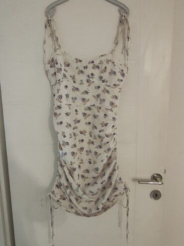 duge haljine za punije: L (EU 40), color - White, With the straps