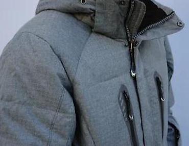 Zimske jakne: Muška zimska jakna – siva, sa kapuljačom - Topla, podstavljena zimska — 19