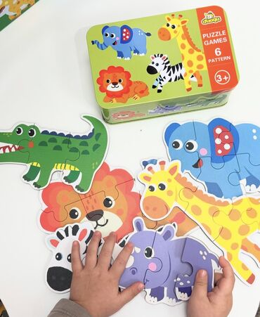киндер сюрприз игрушки: Пазлы из 6 частей