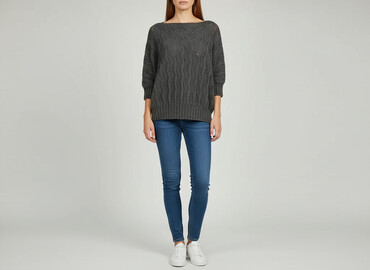 sweter gruby: Women`s sweater, size One size