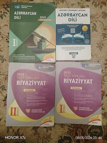 2teker az: 1ci hissə az dili 2025 - 5azn(üzərində heç bir yazı və ya əzik — 1