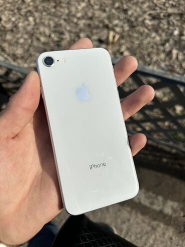 Apple iPhone: IPhone 8, Б/у, 64 ГБ, Белый, Чехол, 71 % — 1
