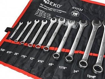 Setovi ručnog alata: GEKO G11152 – set kombinovanih ključeva (colovni) - Profesionalni set — 1