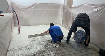 taza: Мозаичные полы терраццо, бетонные полы терраццо, terrazzo floor — 7