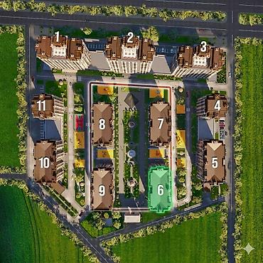 переоформление: 3 комнаты, 137 м², Асанбай мкр Элитка, 2 этаж, ПСО (под самоотделку) — 9