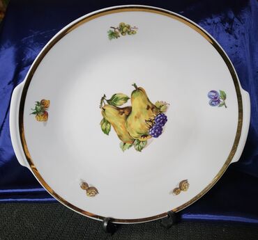 Ostali antikviteti: Kahla porcelanski servirni tanjir 7g.Nemacka. Oval je perfektan — 1