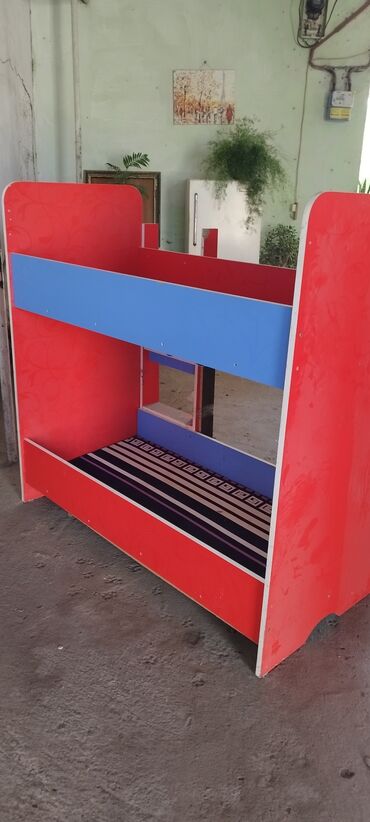купить кровать детскую двухъярусную: Балдар үчүн эки ярустуу, Башка материал