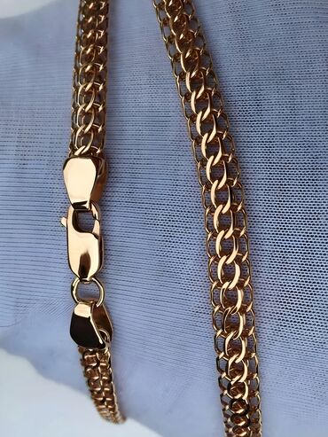 Цепочки: Золото комплект 585 проба Ручная работа Цепь и браслет Плетение — 14