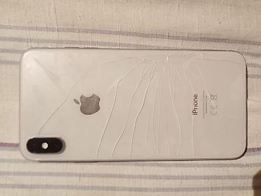 кармин часы: IPhone Xs Max, Колдонулган, 256 ГБ, Күмүш, Кабель, Каптама, 76 % — 3