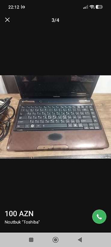 iphone 13 işlenmiş: Toshiba noutbuk - Brend/model: Toshiba Satellite seriyası (qəhvəyi — 3