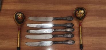 bicaq satisi: Qədimi gümüş bıçaq