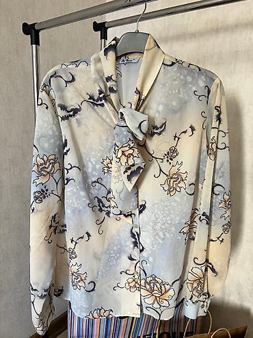 Повседневные платья: Повседневное платье, Италия, Осень-весна, Длинная модель, Хлопок, L — 6