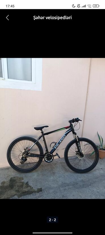 volsebetler: İşlənmiş Şəhər velosipedi Vilano, 26"