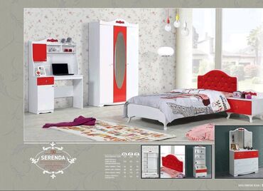 gəncə xalçaları: Qız üçün, Yeni, Təknəfərlik çarpayı, Yazı masası, Dolab, Termo